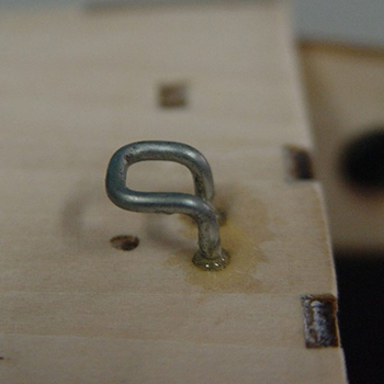 Making the tow hook