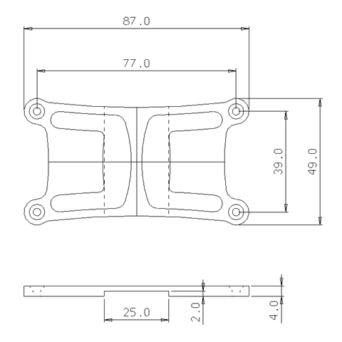 secraft ignition bed dimensions