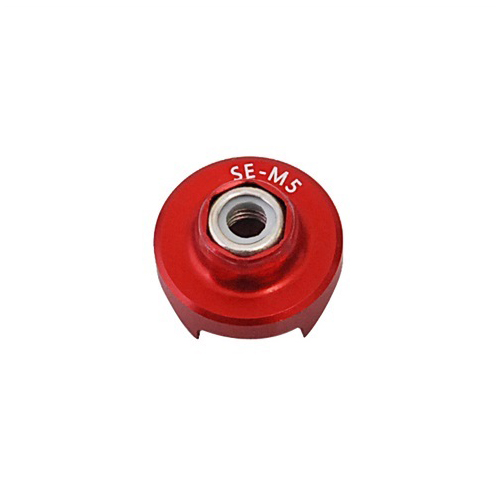 Secraft Wood Lock Nut M5 (Red) - Click Image to Close