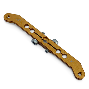 3in Aluminium Offset Double Servo Arm M3 - Gold (For JR)
