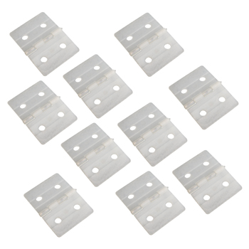 MacGregor RC Nylon Pinned Hinges (L27 x W36mm) - White (x10)