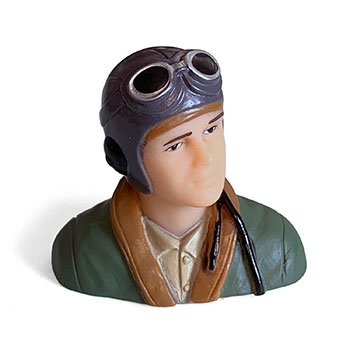 1/9th Scale WWII Pilot Bust