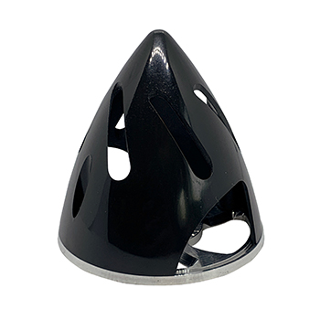 MacGregor 2.5in Plastic Spinner with Metal Base (Black)