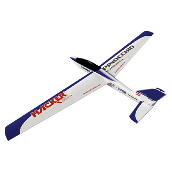 Hacker Model Fox Pinnochio Foil Covered Glider