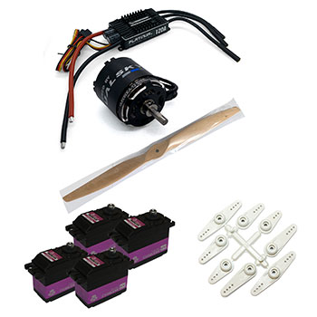 Pilot-RC Power Pack with Servos for 67in Aerobatic Aircraft