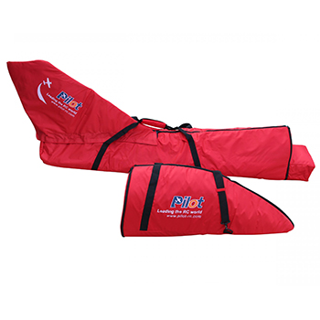 Pilot-RC Fuselage Bag for J-10B 2.84m (112in) (Red/Black)