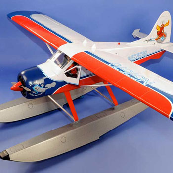 DHC-2 Beaver (Kenmore Air) 63.7in Wingspan with Floats (Sold Separately)